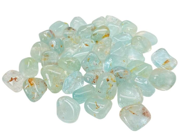 Topaz Blue A Grade tumbled stones