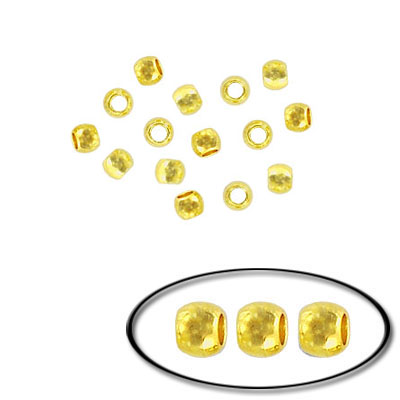 28351G GOLD CRIMP BEADS