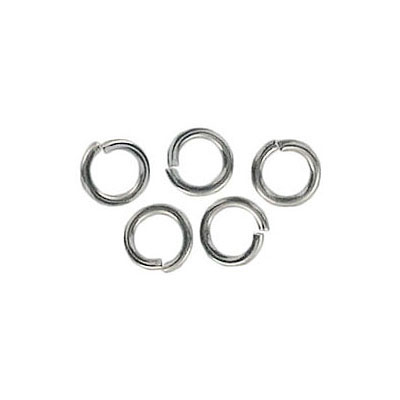 8mm Jump Ring Open – Stainless Steel /100PCS – Rainbow Minerals