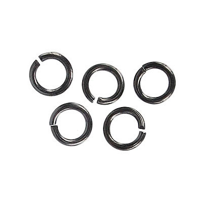 black nickel jump rings