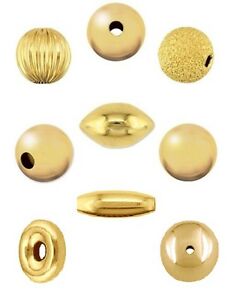 14kt Gold Filled Beads, Rondels, Saucers