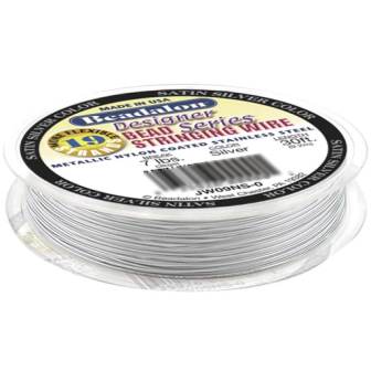 Beading Wire Nylon Coated Stainless Steel 19 Strand .015 Gold