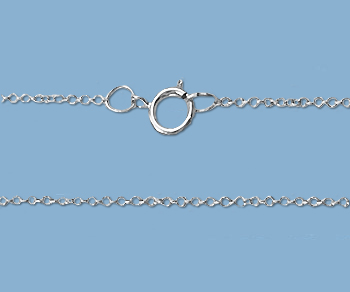 16" cable sterling silver chain