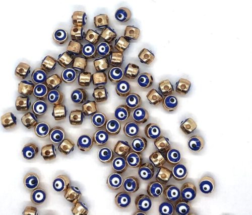 evil eye gold bead