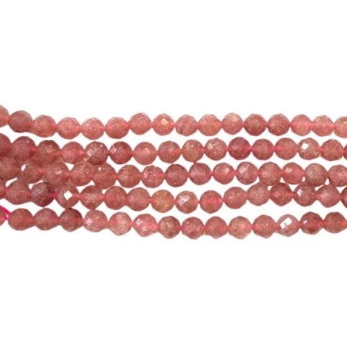 FACEYED STRAWBERRY QUARTZ
