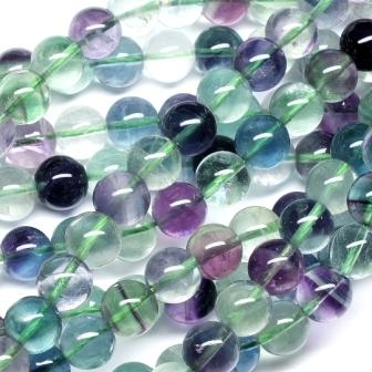 FLUORITE BEAD ROUNDS