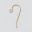 gold fishhook earwire