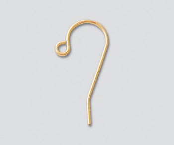 gold fishhook earwire