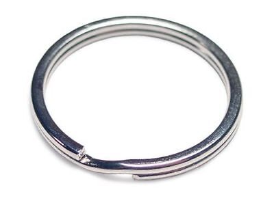 40750 Key Chain With Split Ring Silver 28mm