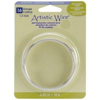 silver artistic wire