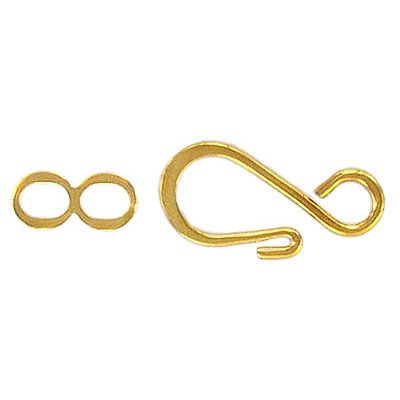 28112 GOLD COLOUR HOOK AND EYE CLASP