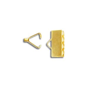 28452G GOLD COLOUR RIBBON END