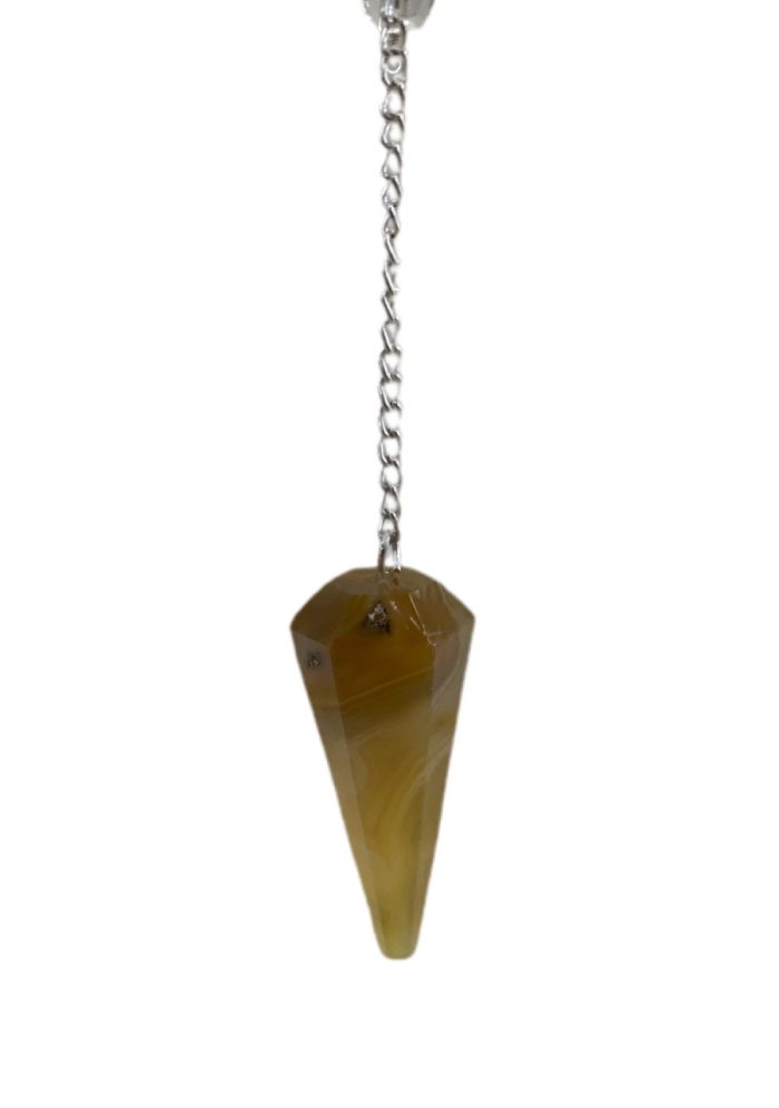 3340 Yellow Agate Pendulum