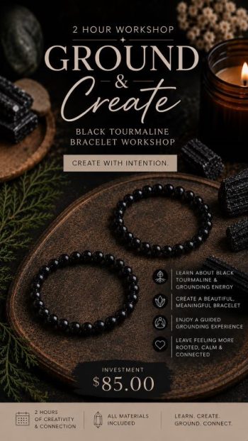 tourmaline bracelet class