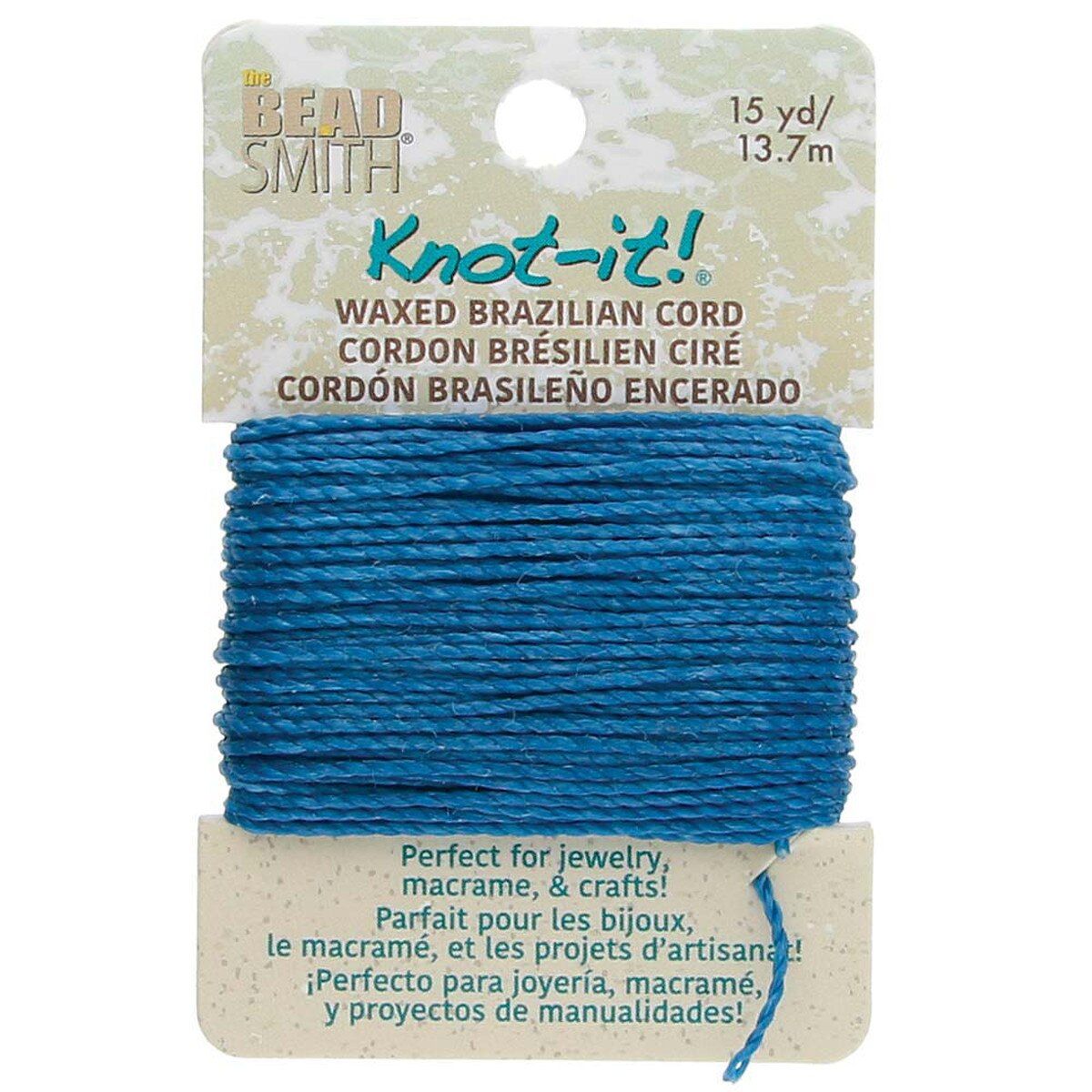 BRAZILIAN WAXED CORD - DEEP OCEAN