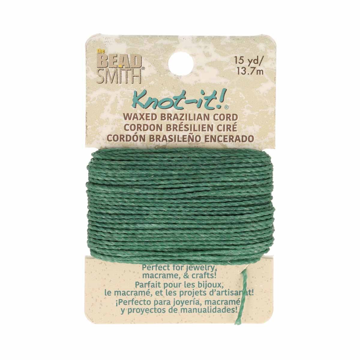 WAXED BRAZILIAN CORD - TEAL