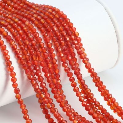 carnelian 3mm faceted